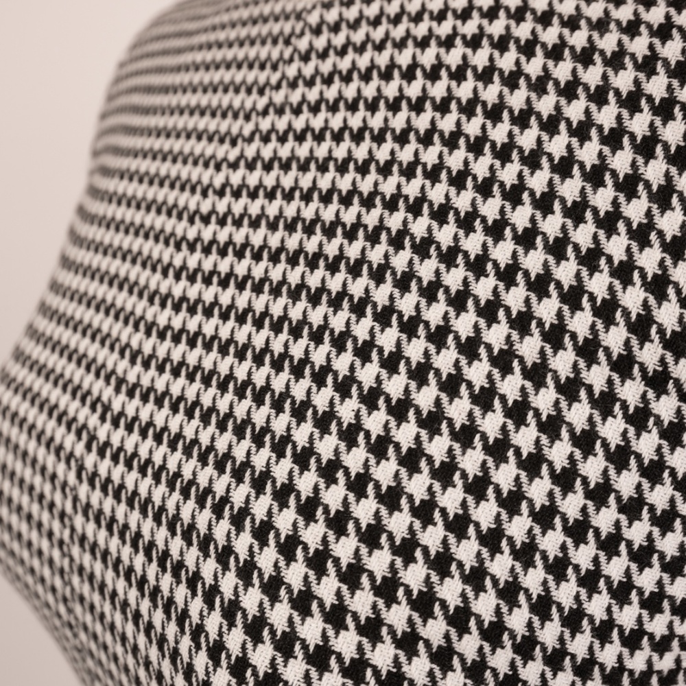 Zara Dress MIDI XS Plaid Houndstooth Long Sleeve - Picture 3 of 8